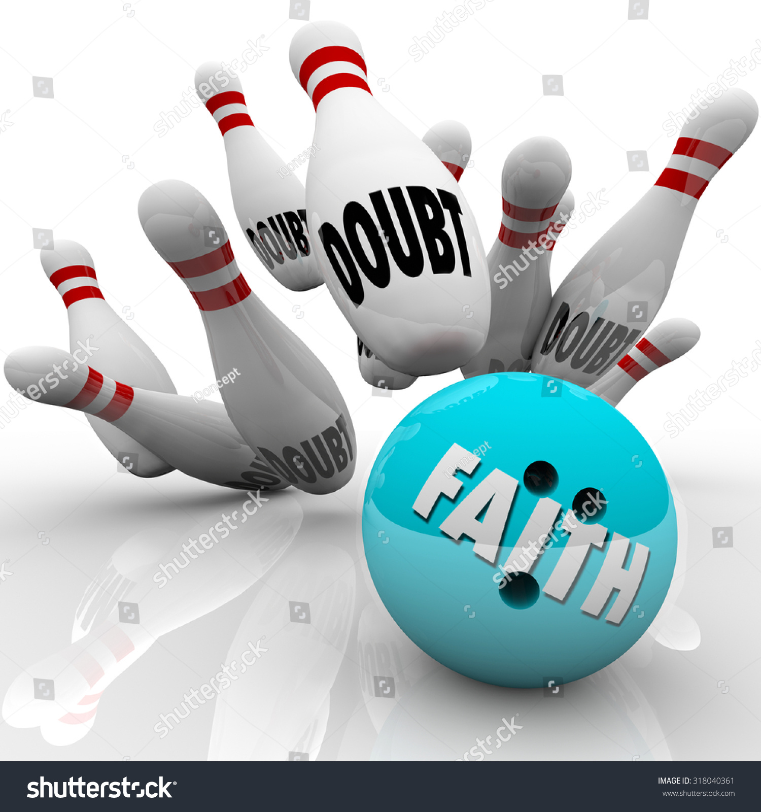 信念与怀疑保龄球球击针说明信心,信念和宗教