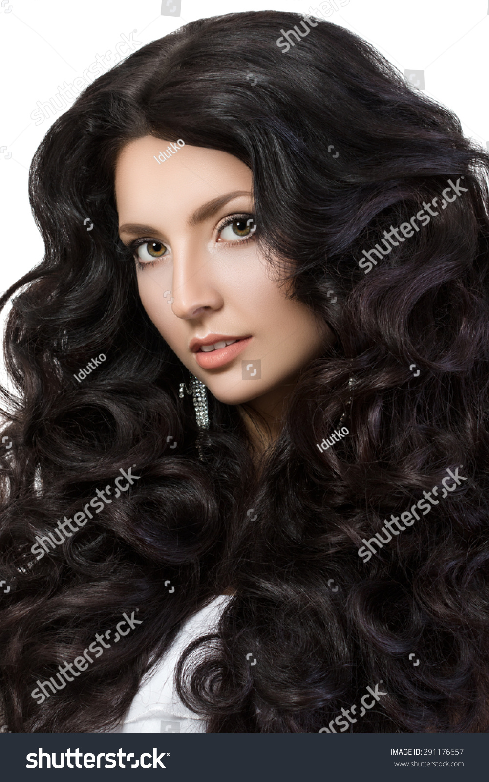 完美肌肤之美少女.面部化妆.