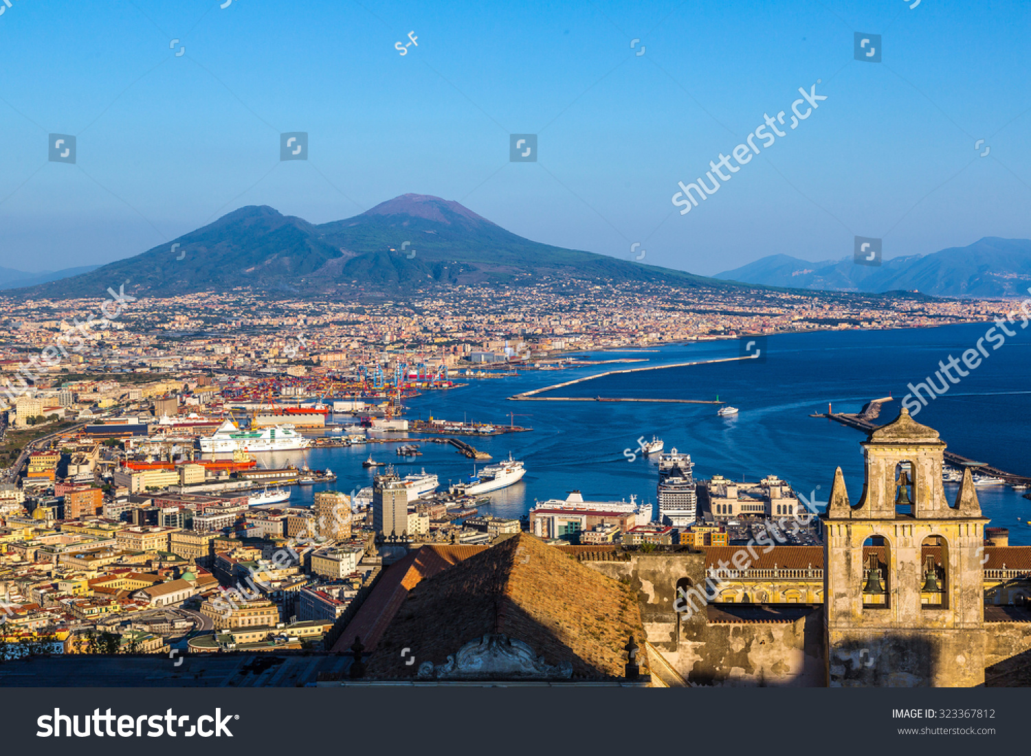 請登錄 | 原標題 napoli (naples) and mount vesuvius in the back